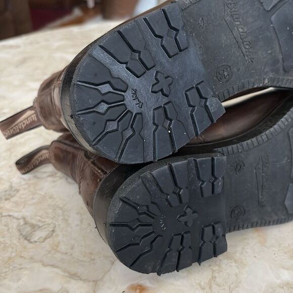 Blundstone Chisel Toe Leather Lined Chelsea Boots Stout Brown - Picture 14 of 14